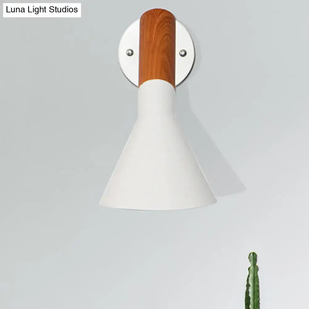 White Monochrome Wall Sconce