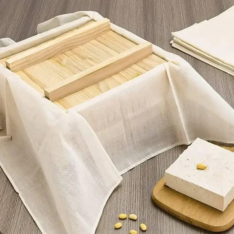 White Cotton Tofu Cloth