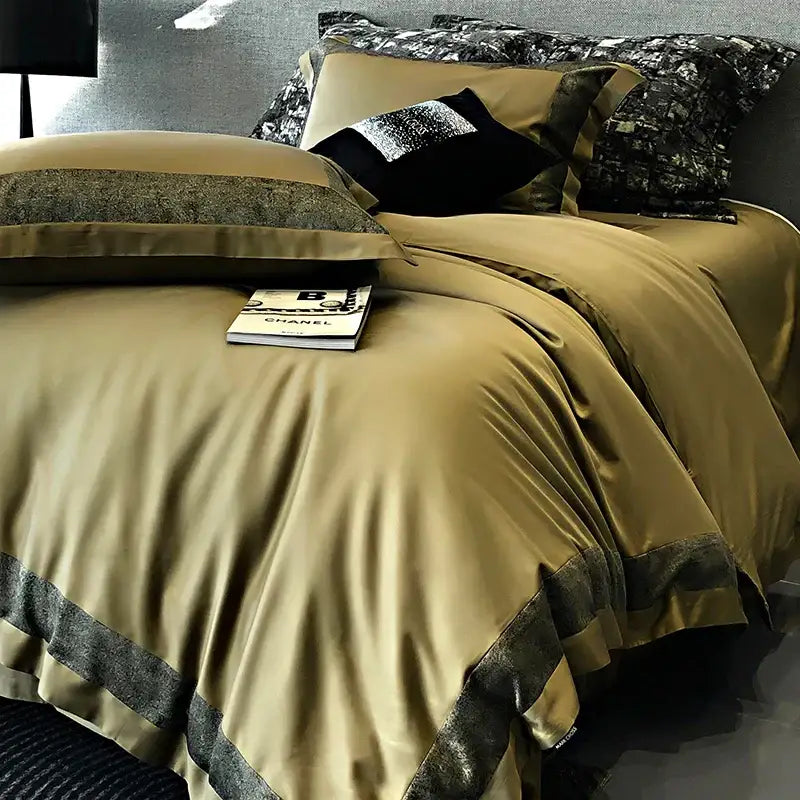 Grey Cotton Bedding Set
