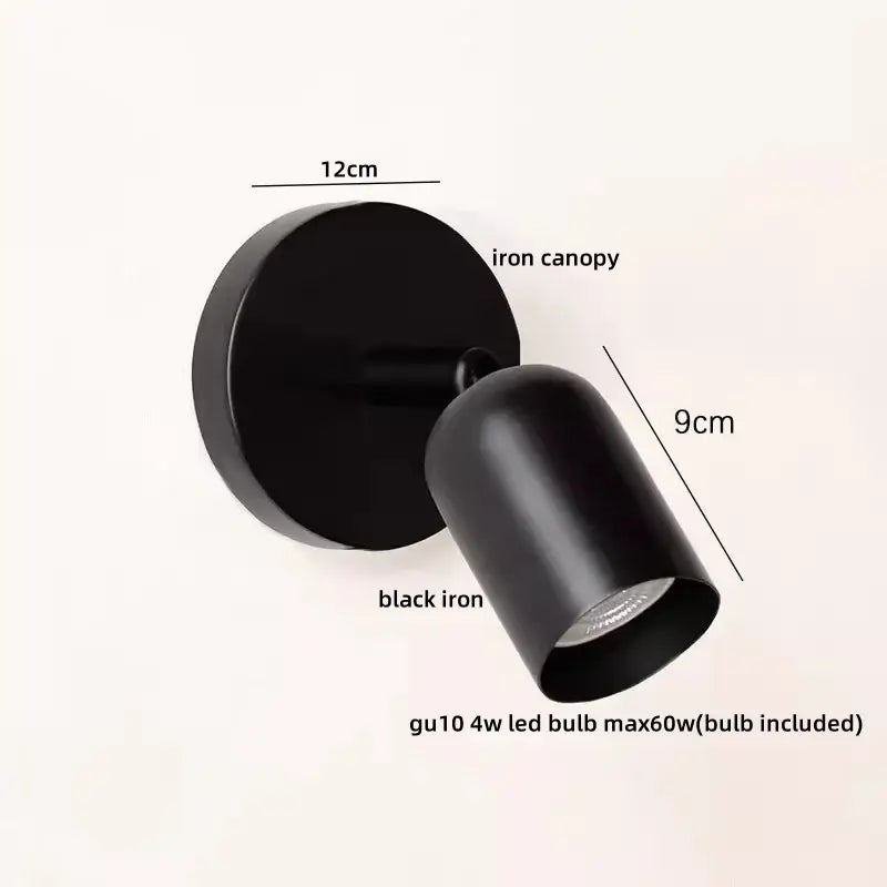 Green Metal LED Sconce