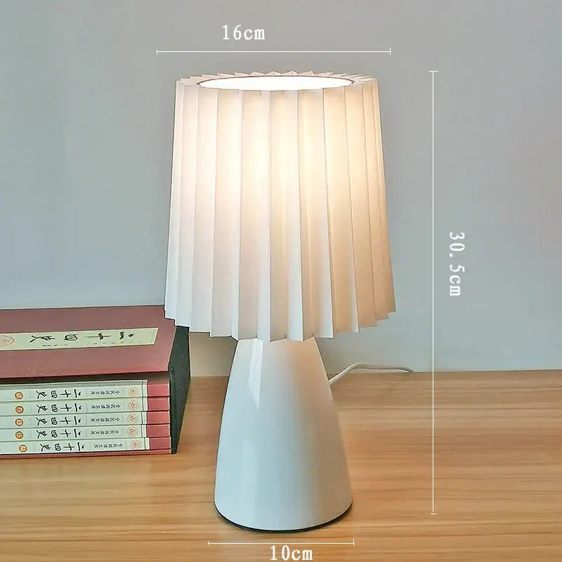 Orange Ceramic Milkshake Lamp