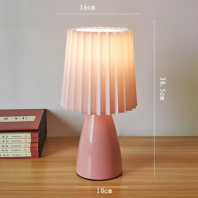Orange Ceramic Milkshake Lamp