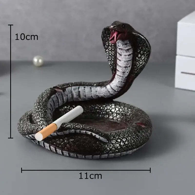Orange Cobra Resin Ashtray