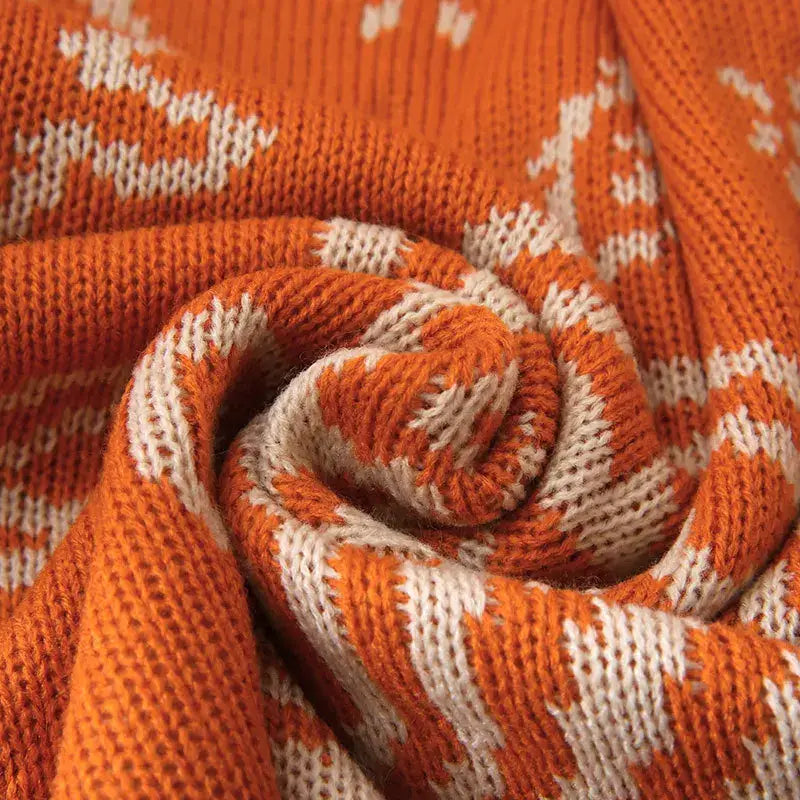 Green Cashew Pattern Throw