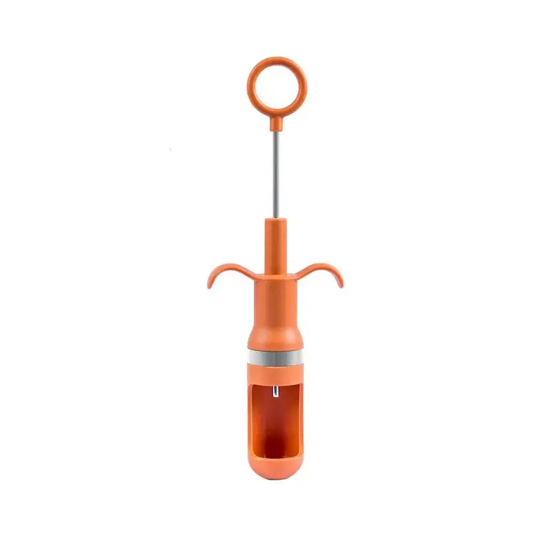 Orange Metal Cherry Pitter