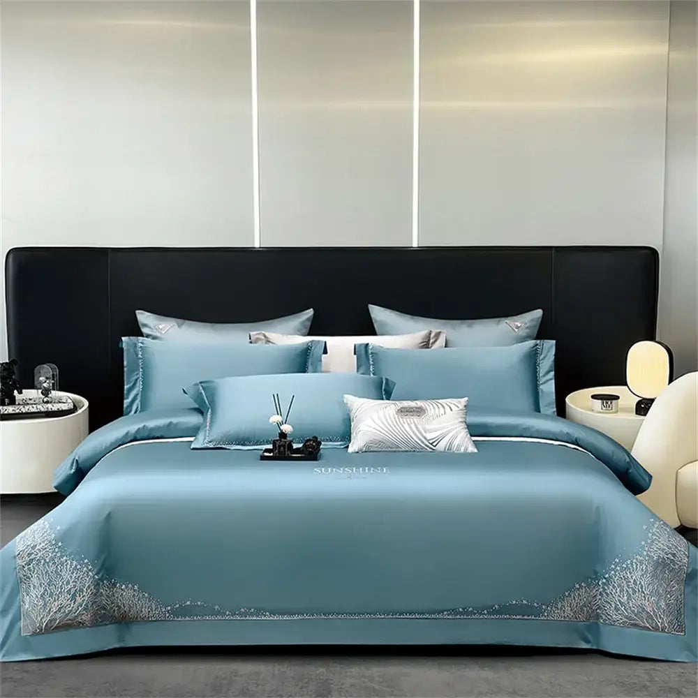 Jacquard Cotton Embroidery Bedding