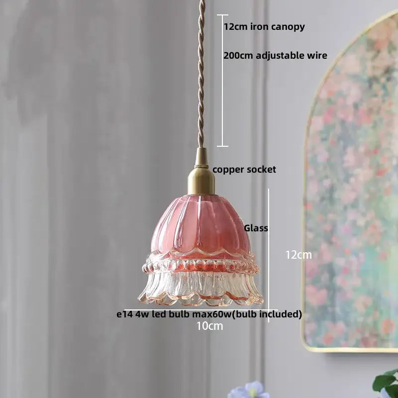 Amber Copper Dining Pendant Light