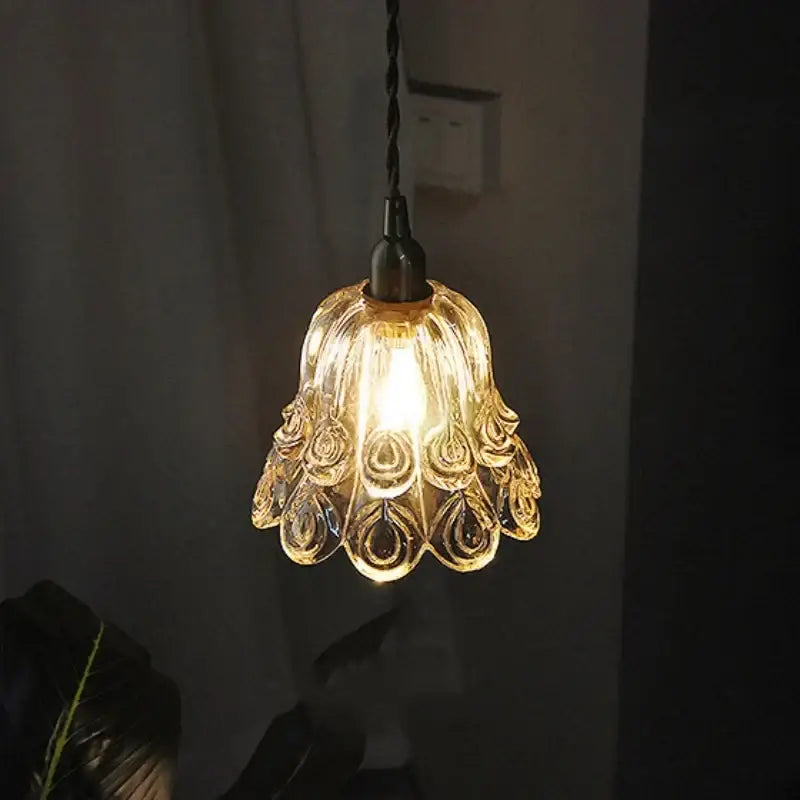 Amber Copper Dining Pendant Light