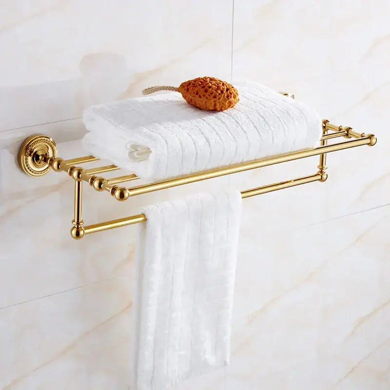Brass Gold Bathroom Set