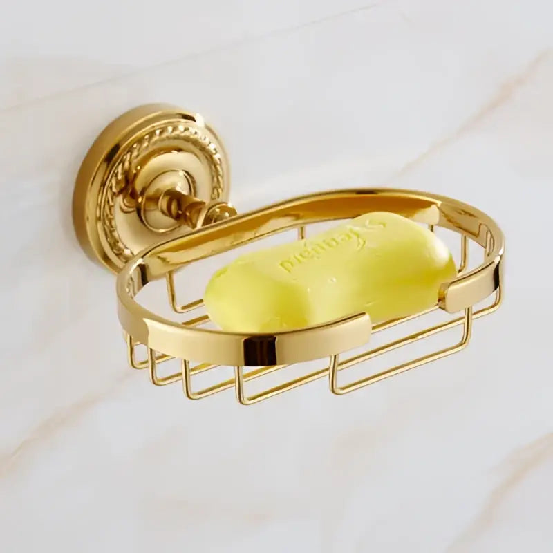 Brass Gold Bathroom Set