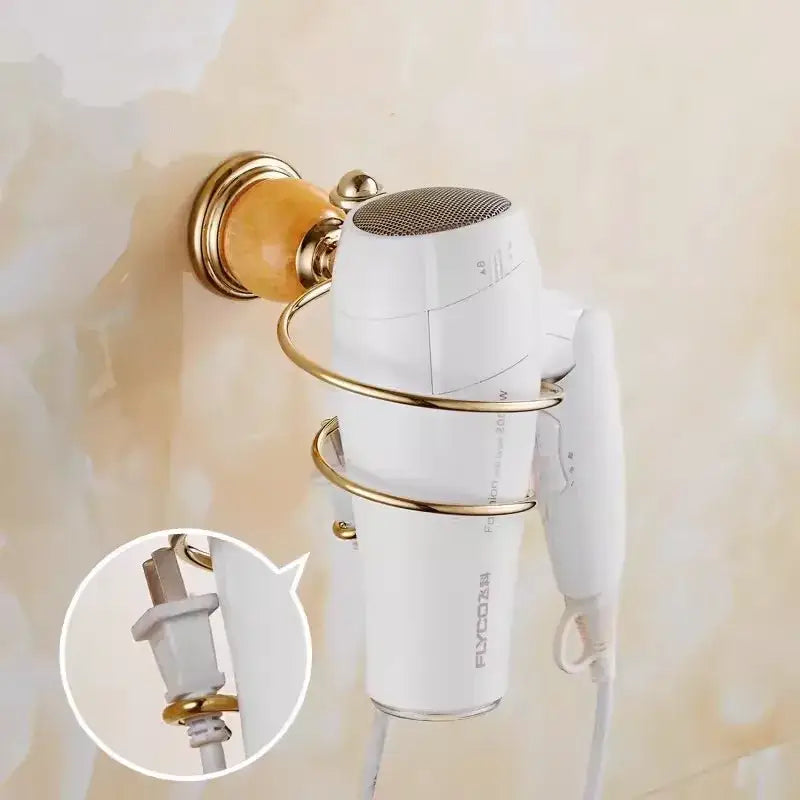 Brass Jade Bathroom Set
