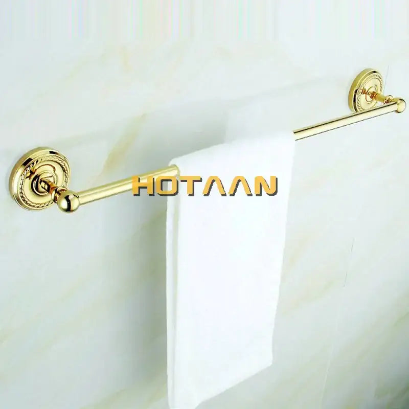 Gold Brass Bathroom Set