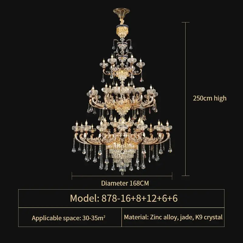 Crystal Candle Chandelier