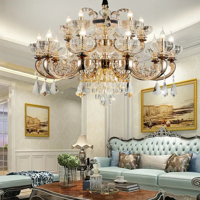 Crystal Candle Chandelier