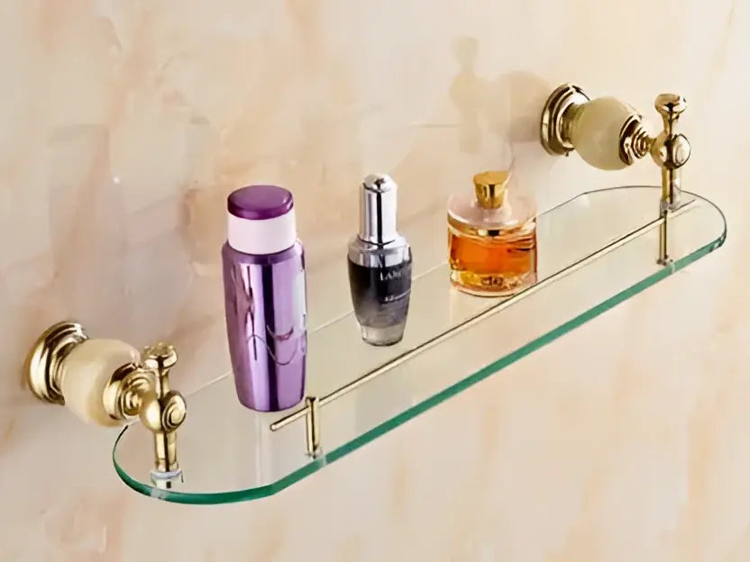Jade Brass Hardware Set