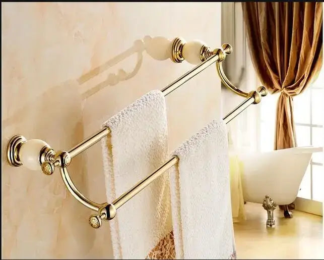 Jade Brass Hardware Set
