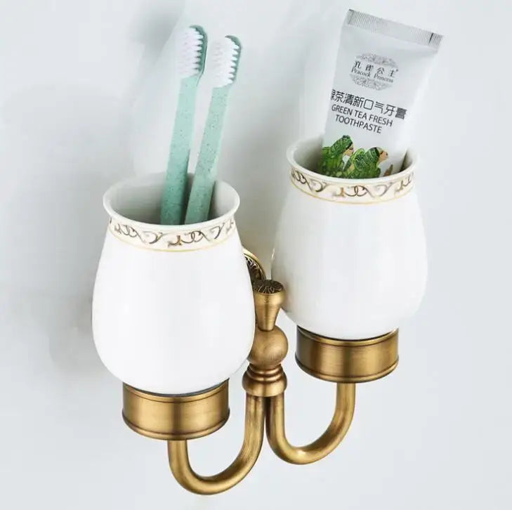 White Gold Double Cup Holder