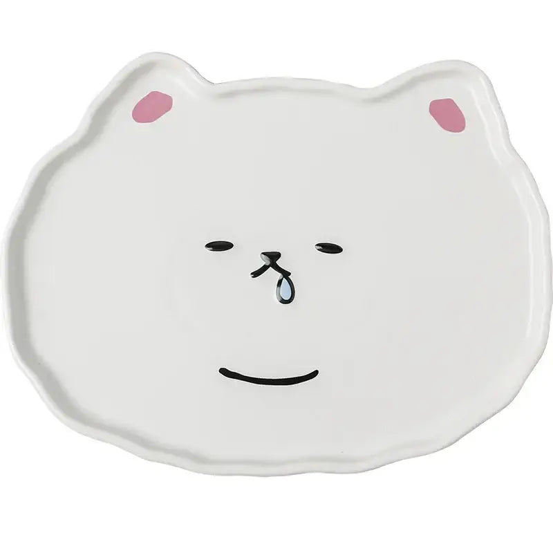 Cartoon Dog Ceramic Plate