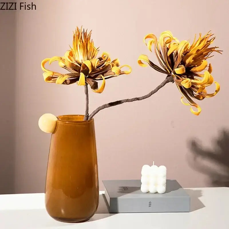 Colorful Bubble Glass Vase