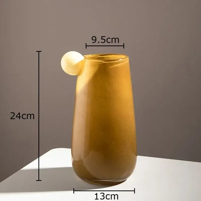 Colorful Bubble Glass Vase