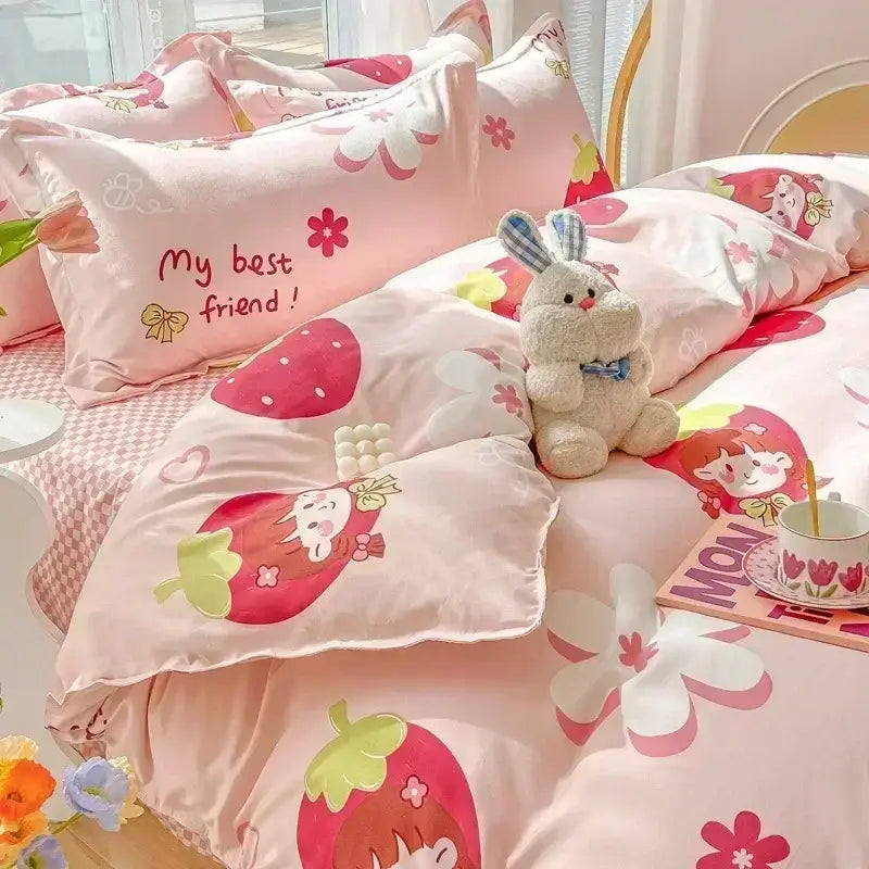 Bunny Flower Bedding Set