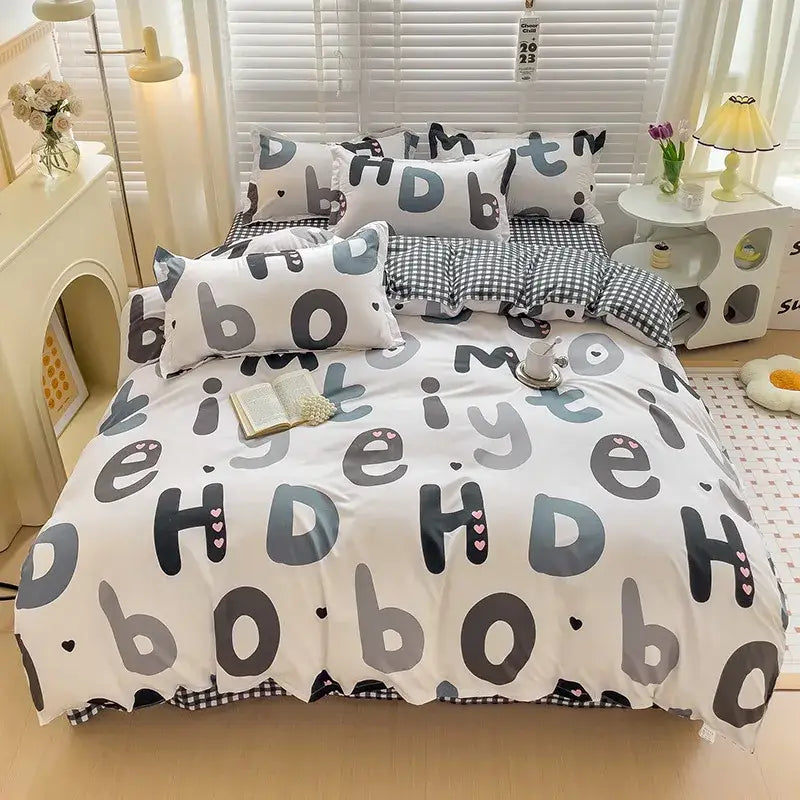 Cartoon Dog Duvet Set