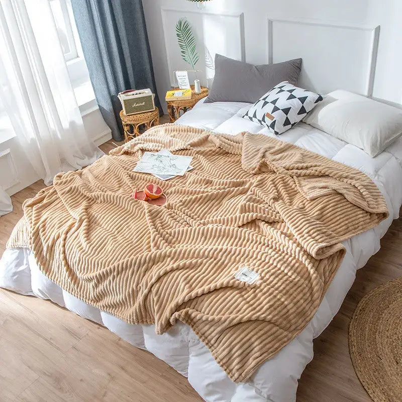Corduroy Hug Blanket Throw