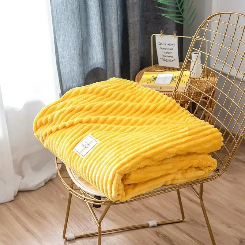 Corduroy Hug Blanket Throw