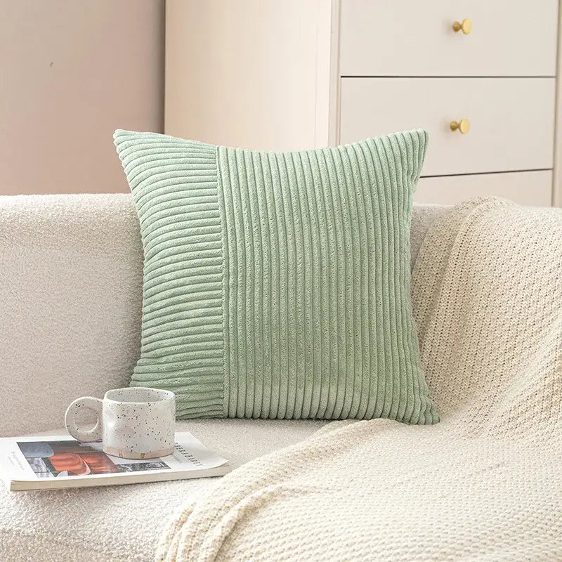 Corduroy Striped Body Pillow