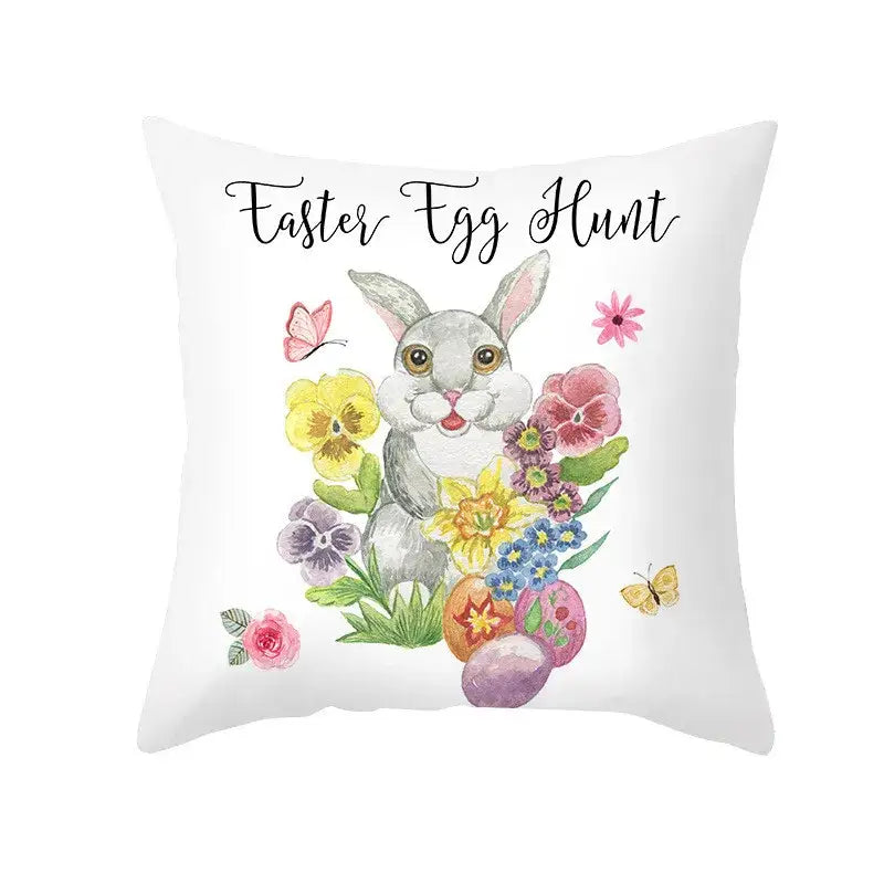Easter Bunny Pillow Cover