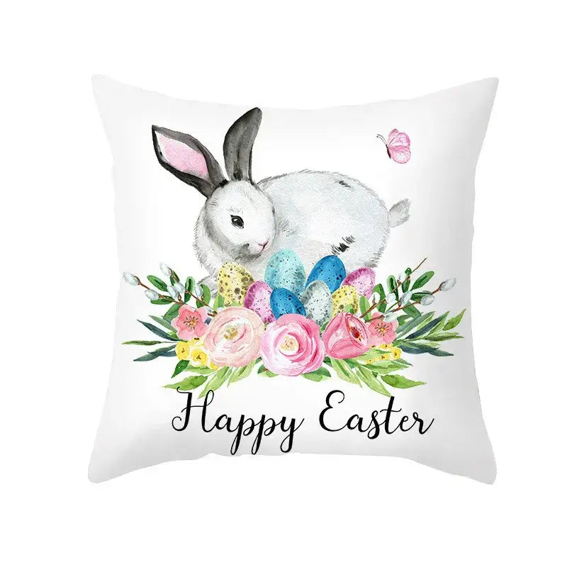 Easter Bunny Pillow Cover