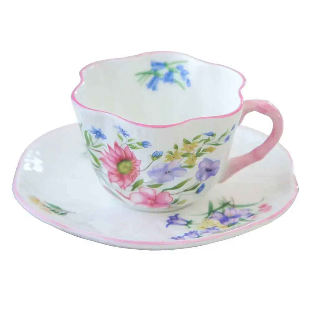 Porcelain Floral Coffee Set