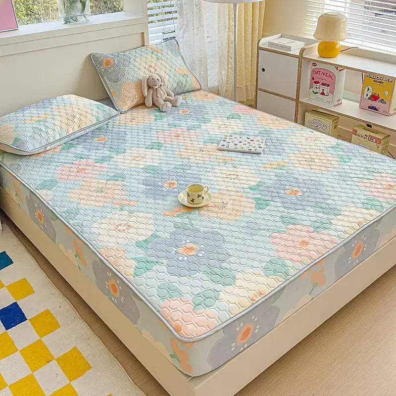 Latex Quilted Fitted Sheet