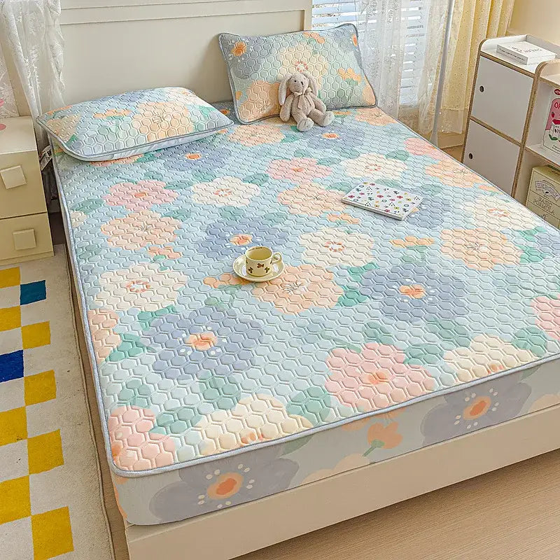 Latex Quilted Fitted Sheet