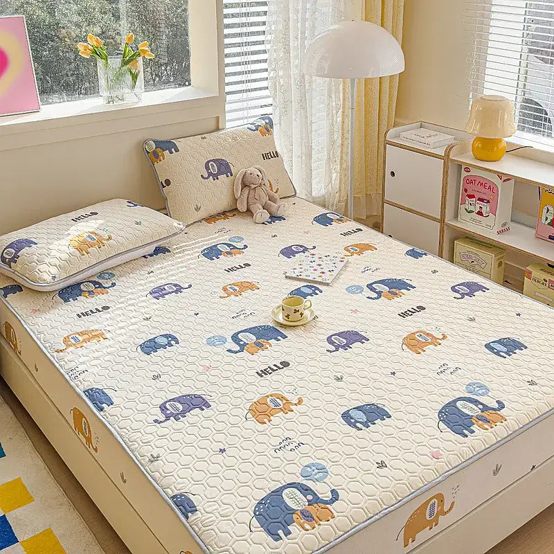 Latex Quilted Fitted Sheet