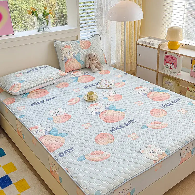 Latex Quilted Fitted Sheet