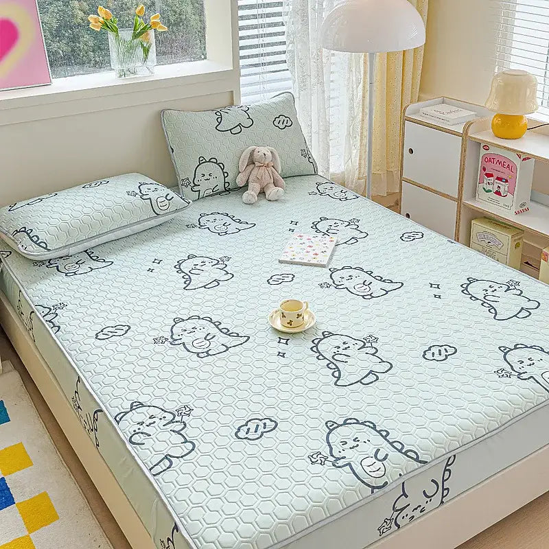 Latex Quilted Fitted Sheet