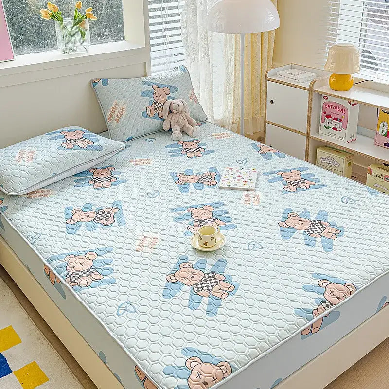Latex Quilted Fitted Sheet