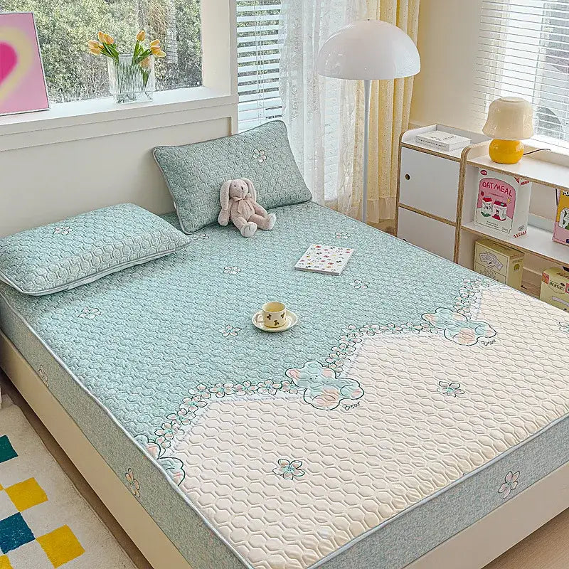 Latex Quilted Fitted Sheet