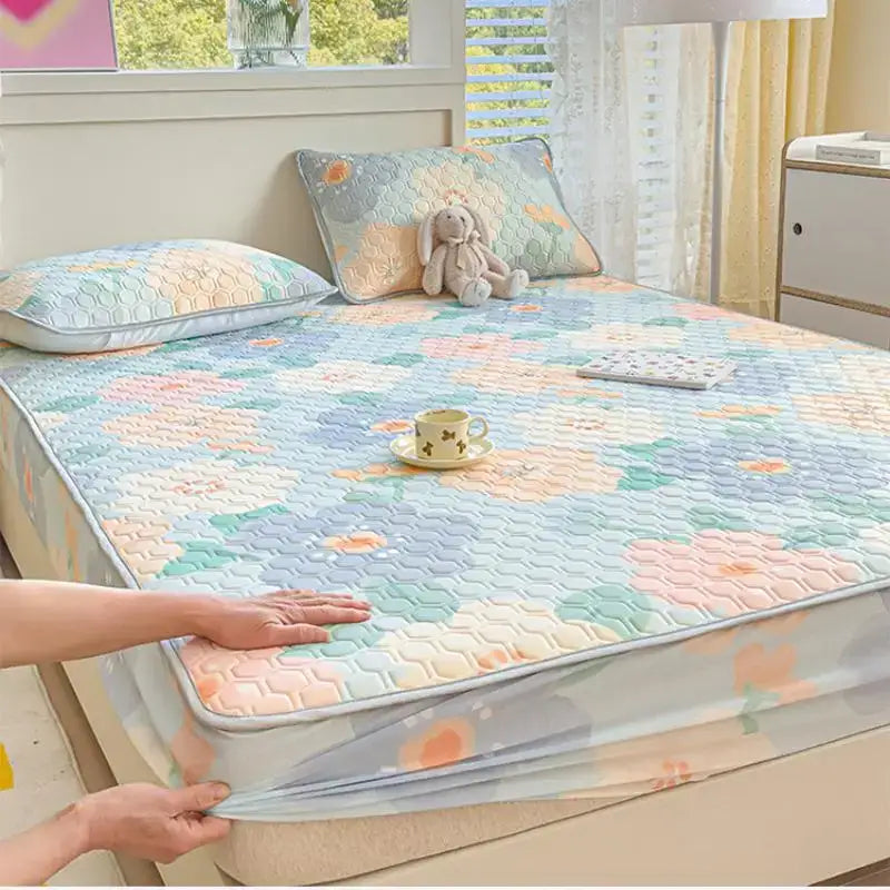 Latex Quilted Fitted Sheet