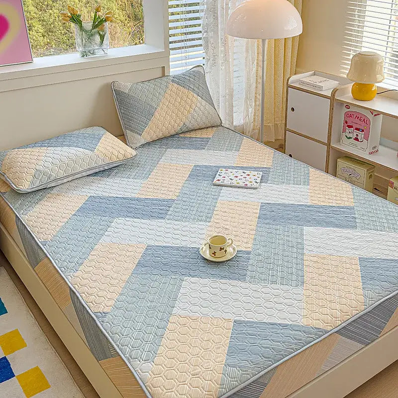 Latex Quilted Fitted Sheet