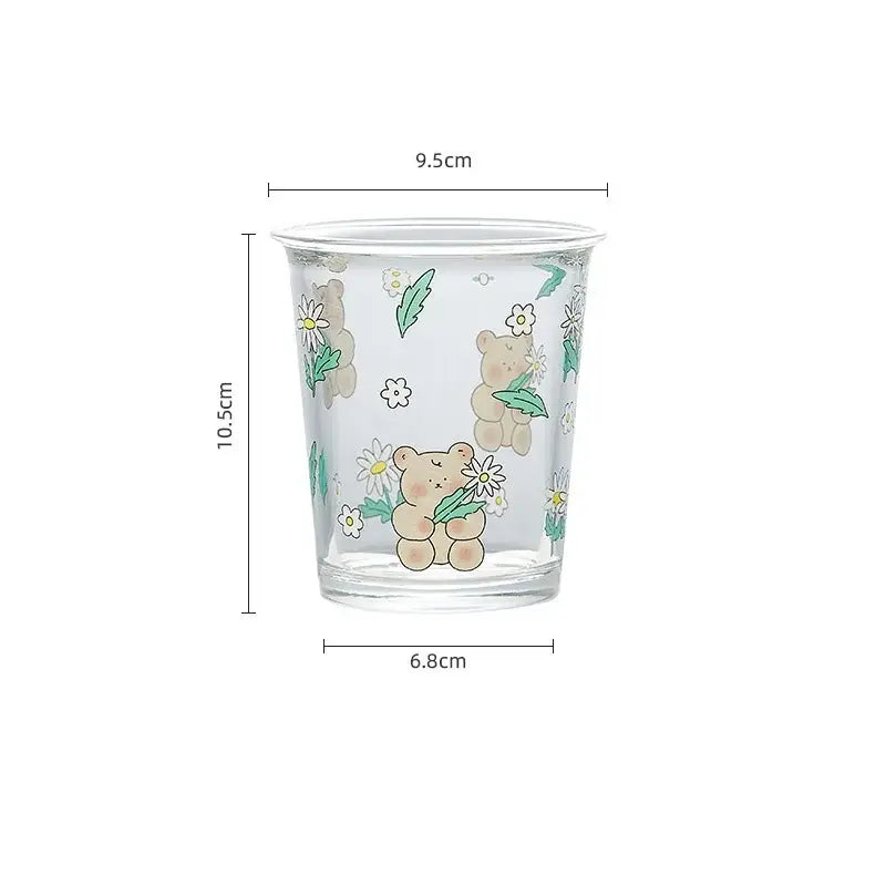 Glass Rabbit Tea Tumbler