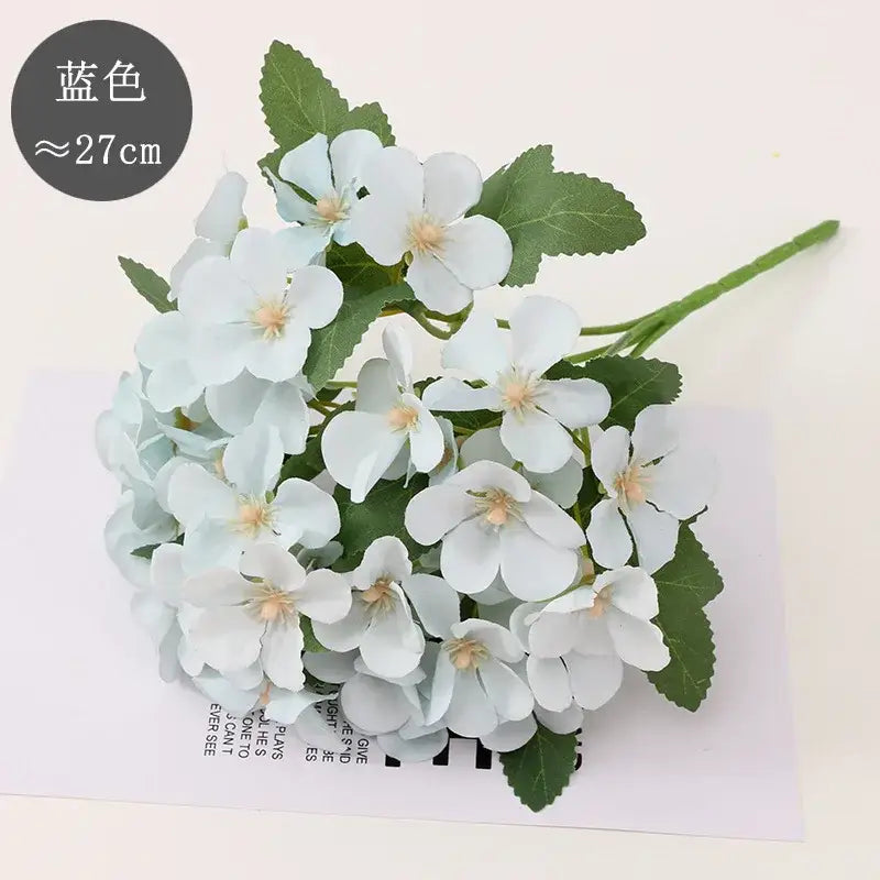 Silk Begonia Flower Decor
