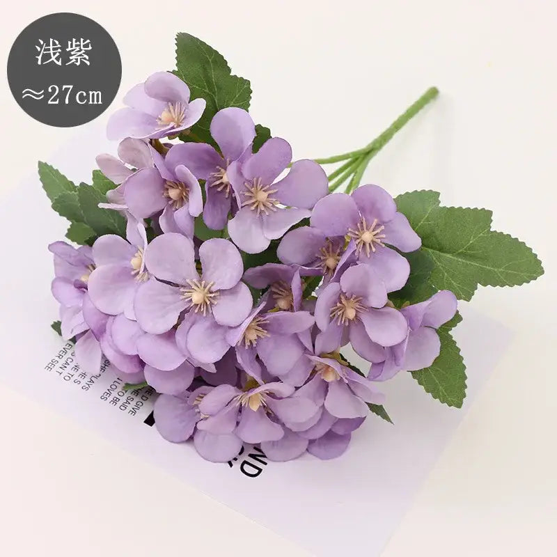 Silk Begonia Flower Decor