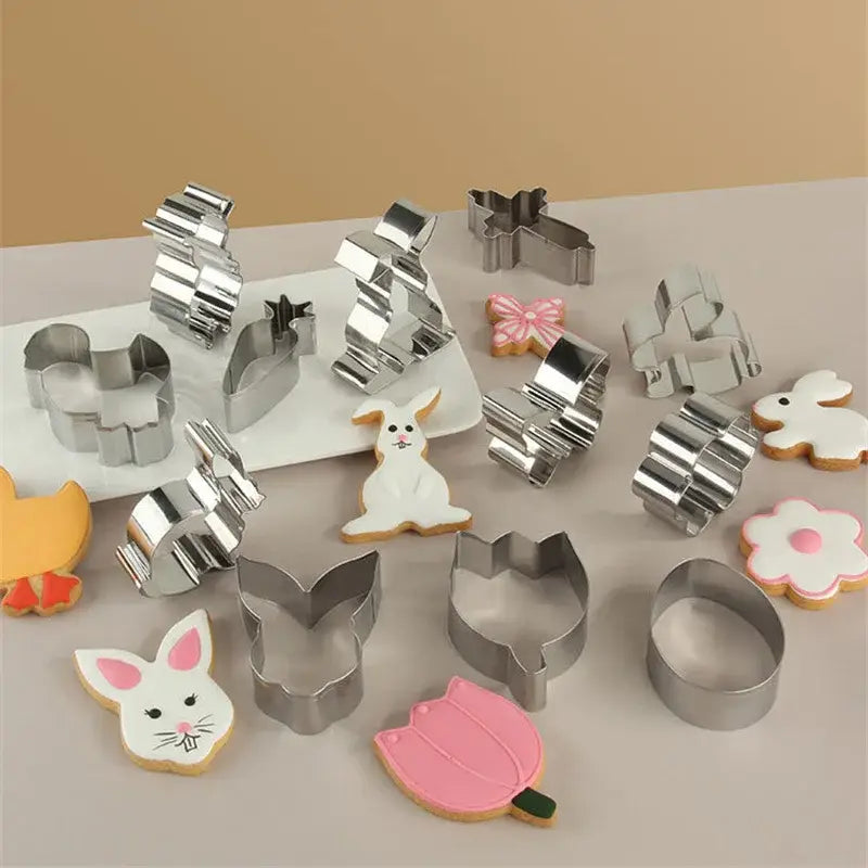 Pastel Steel Cookie Cutters