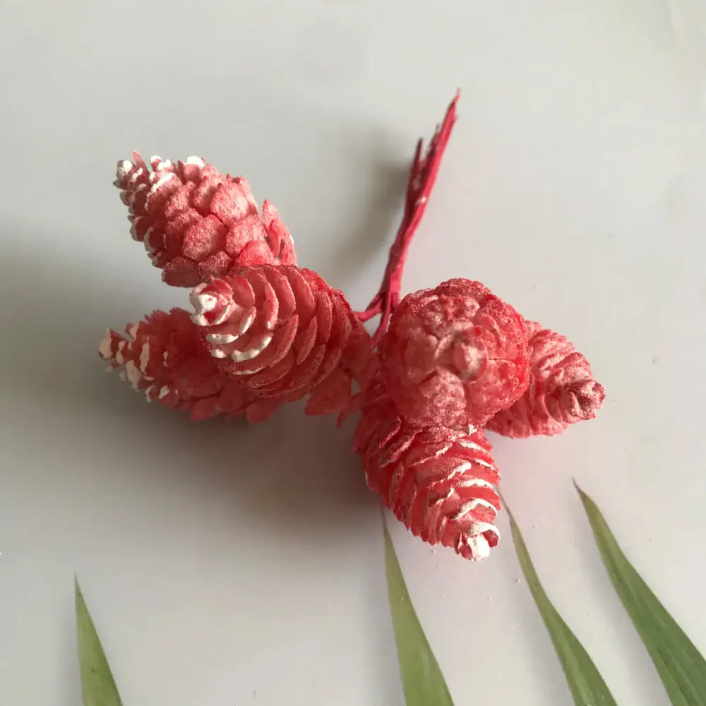 Pastel Pinecone Flower Wreath