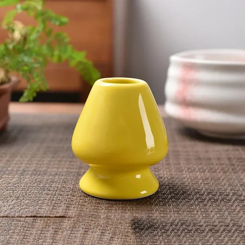 Pink Yellow Ceramic Stand