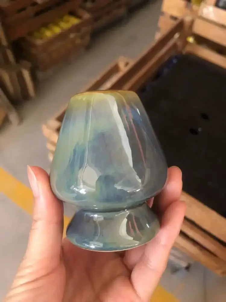 Pink Yellow Ceramic Stand