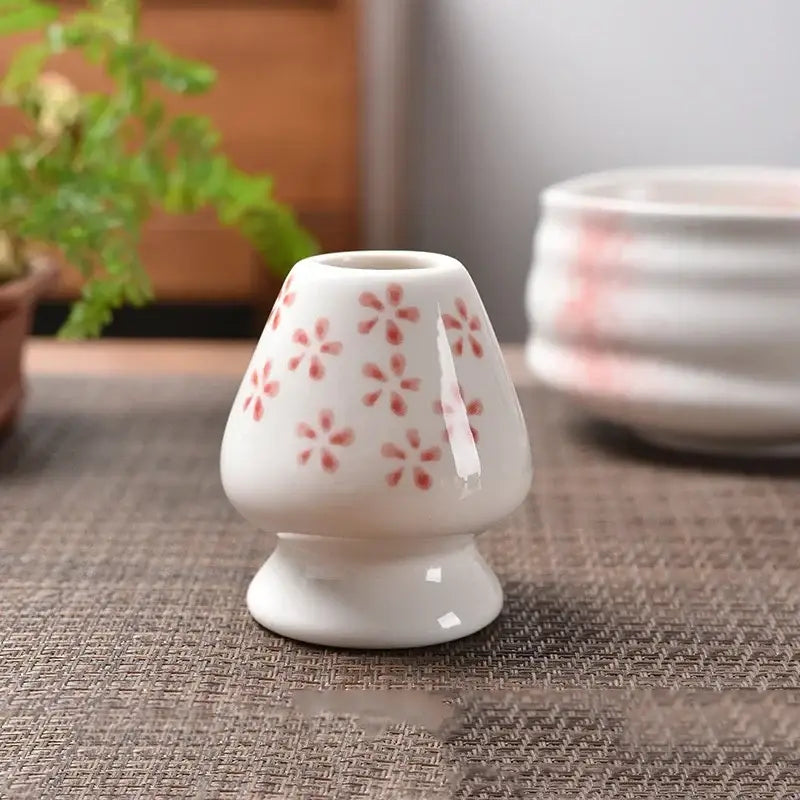 Pink Yellow Ceramic Stand