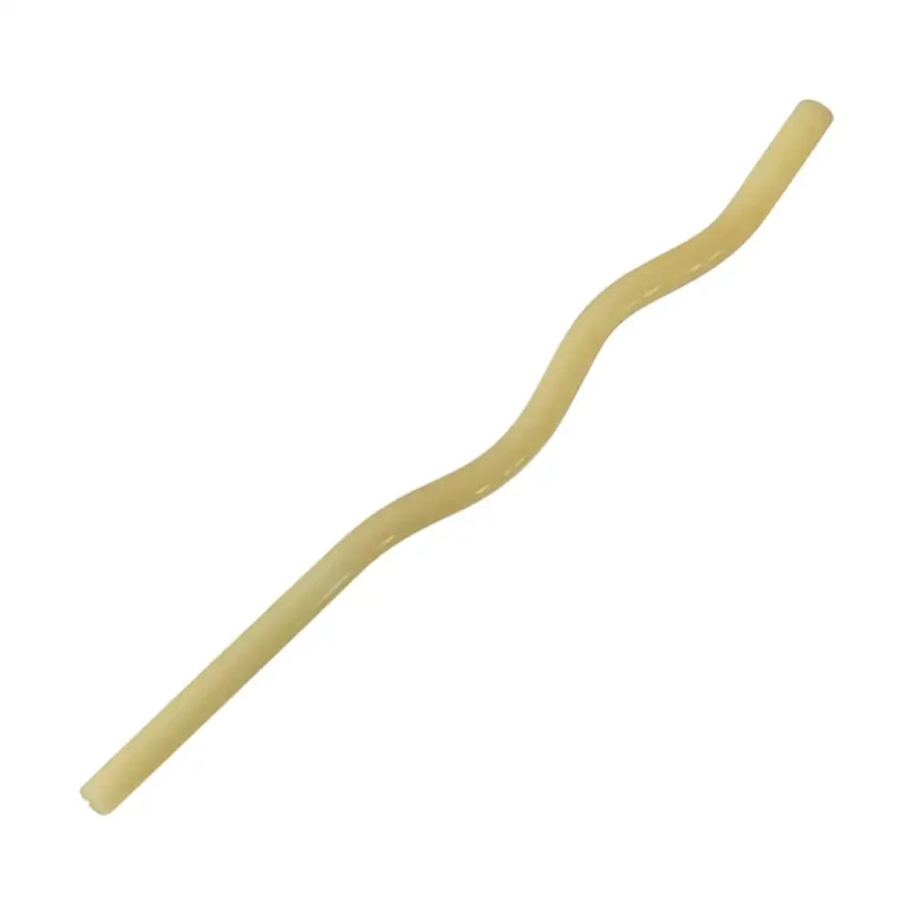 Ridged Glass Straws Set